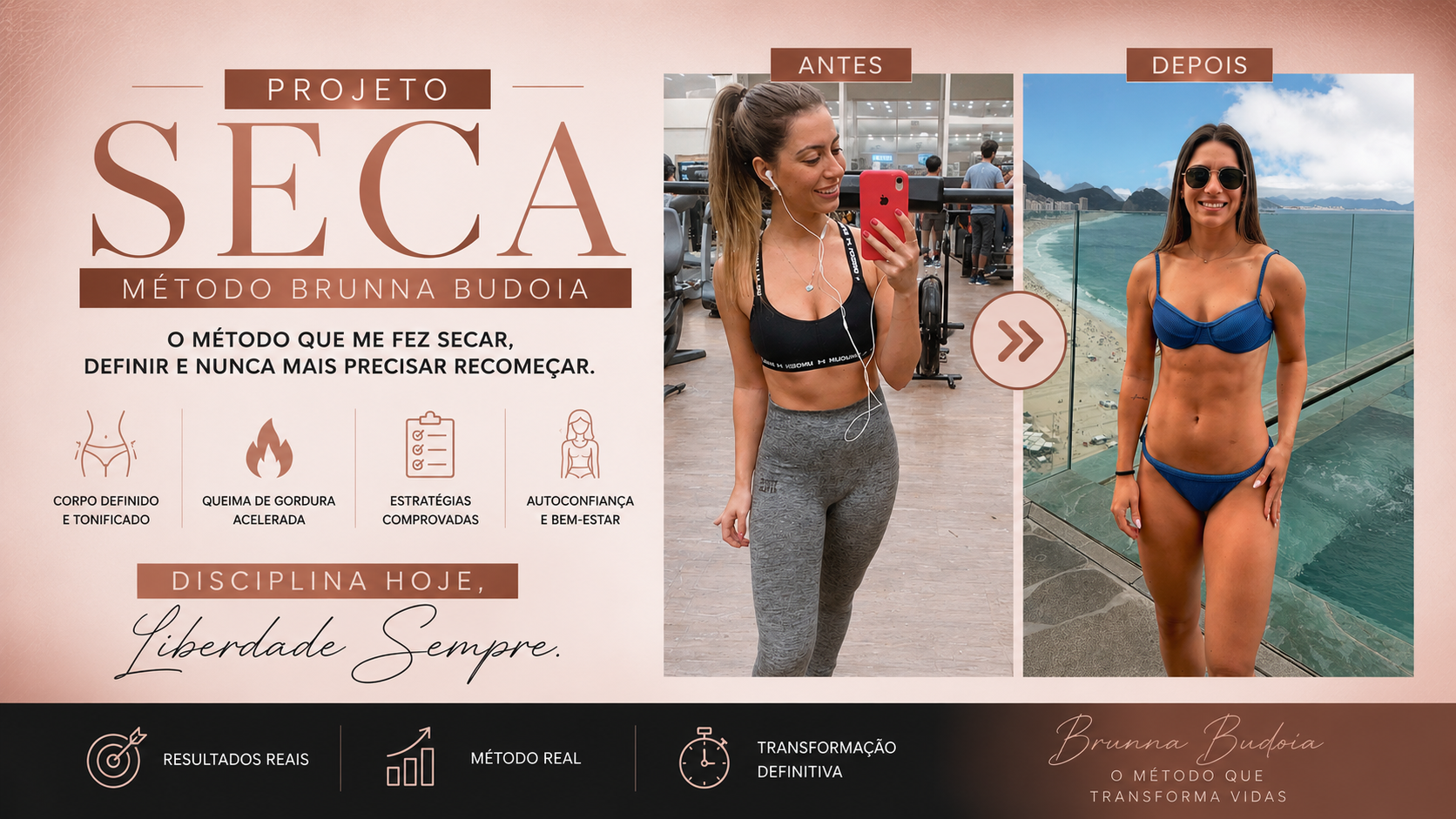Antes e depois - Projeto SECA Brunna Budoia